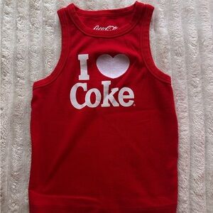 Coca-Cola Red Sleeveless Top